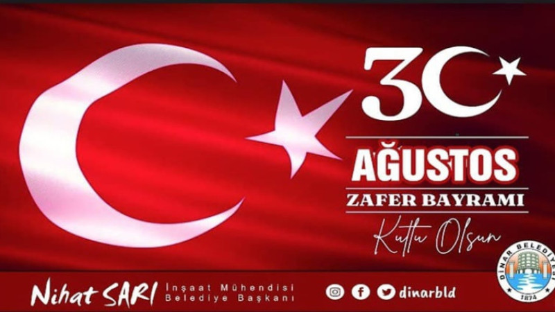 Nihat Sarı, 30 Ağustos Zafer Bayramı dolayısıyla mesaj yayımladı