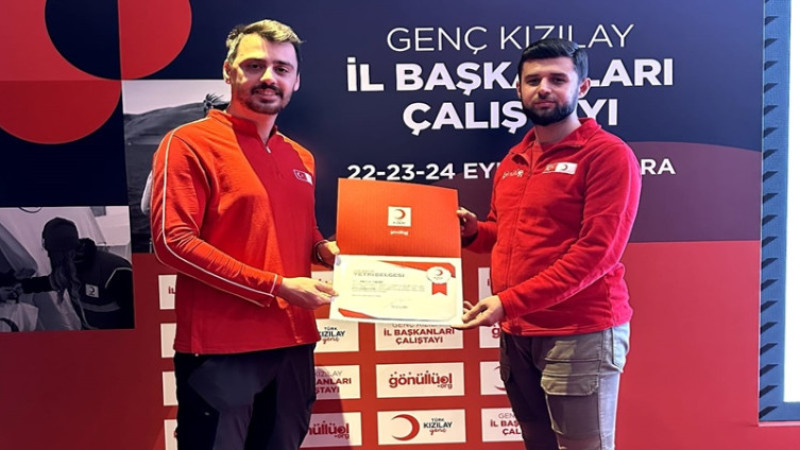 Genç Kızılay Afyonkarahisar İl Başkanlığı’na İbrahim Özkara getirildi