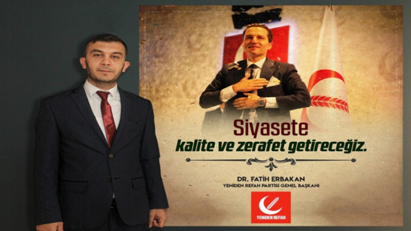 Yeniden Refah Partisi mevcut başkan Fehmi Güray Çakır güven tazeledi