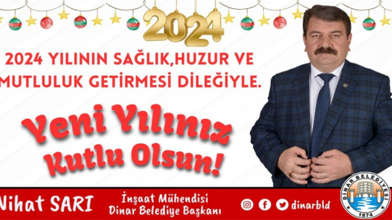 Nihat Sarı, yeni yıl dolayısıyla bir mesaj yayımladı