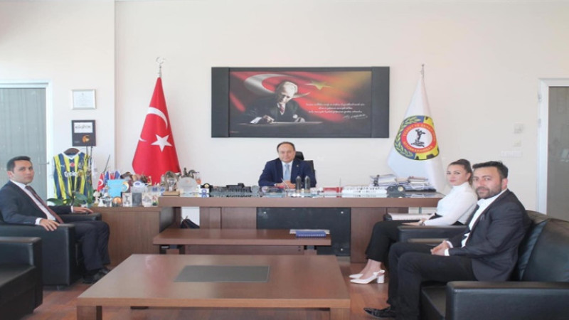 İhsan Bildirici, Yunus Yılmaz ve Zeynep Karakol'dan ATSO'ya ziyaret