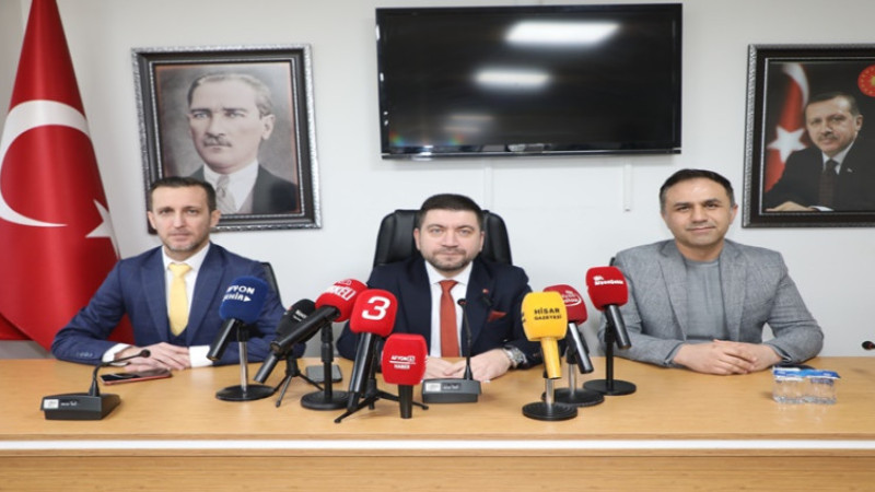AK Parti İl Başkanlığı haftalık basın toplantısını gerçekleştirdi