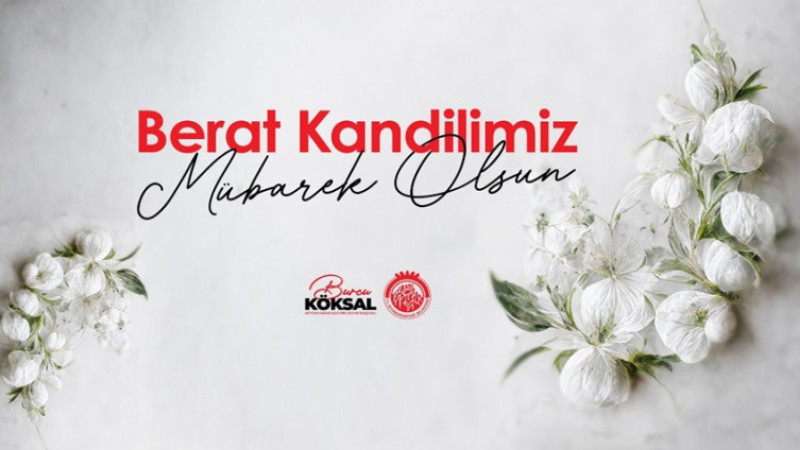 Burcu Köksal, Berat Kandili dolayısıyla bir mesaj yayımladı