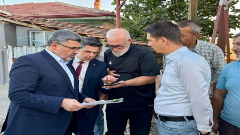Çiçek, Dazkırı'da yürütülen hizmetlere ilişkin açıklamalarda bulundu