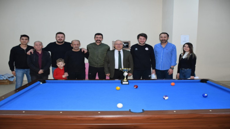 Gençlik ve Spor İl Müdürlüğü Bilardo Müsabakaları tamamlandı