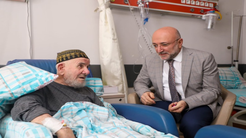 AK Parti İl Başkanı Turgay Şahin'den Yıldırım Dede'ye ziyaret