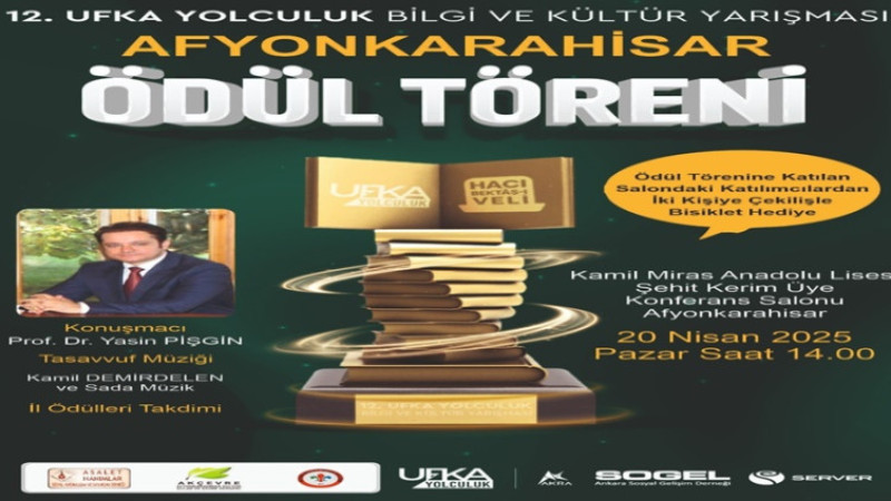 Afyonkarahisar’da “Ufka Yolculuk” Heyecanı: Ödül Töreni 20 Nisan’da!