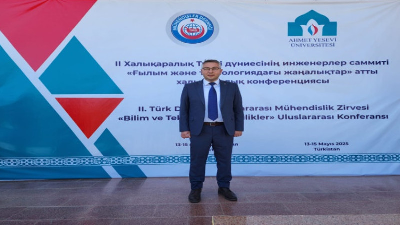 Türk Mühendisler Derneği, Türkistan'da Afyonkarahisar'ı temsil etti