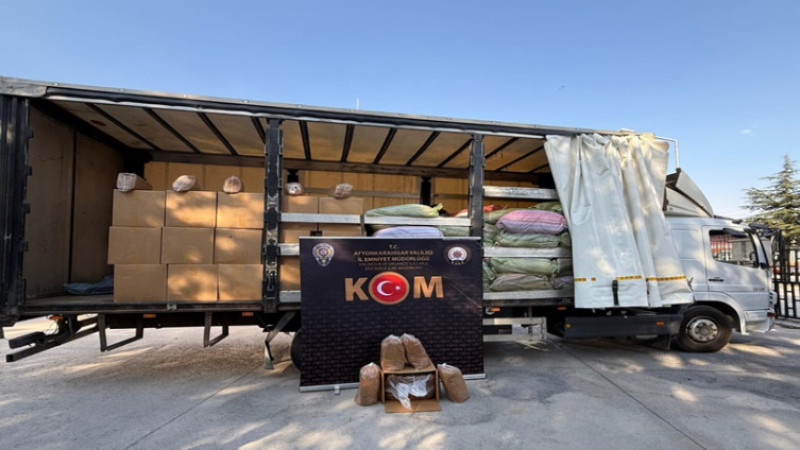 Asayiş ekiplerince 4 ton 250 kg kıyılmış tütün ele geçirildi