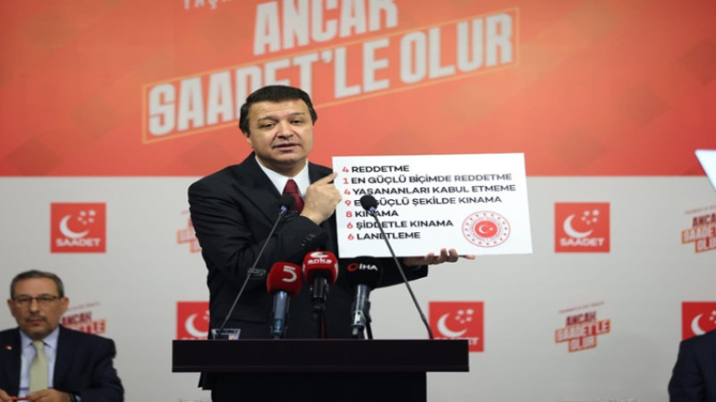 Saadet Lideri Mahmut Arıkan'dan