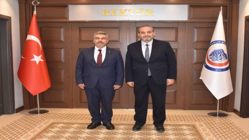 Uğur Ülgen’den AFSÜ Rektörü Prof. Dr. Adem Aslan’a ziyaret 