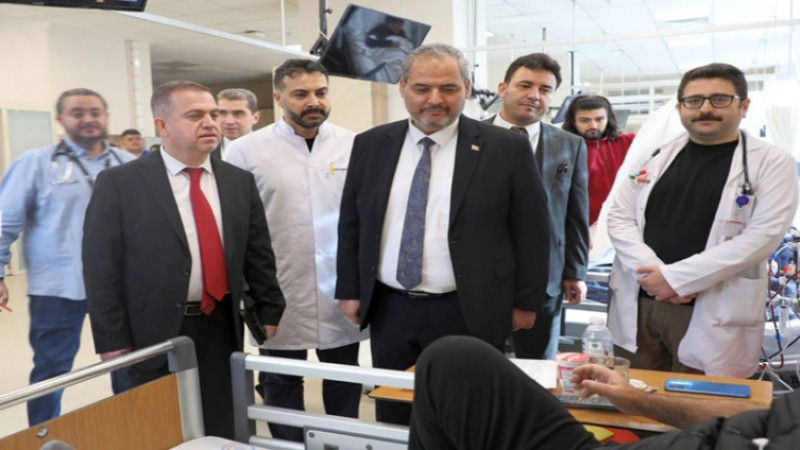 AFSÜ Hastanesi Hemodiyaliz Ünitesi 7/24 hizmete devam ediyor