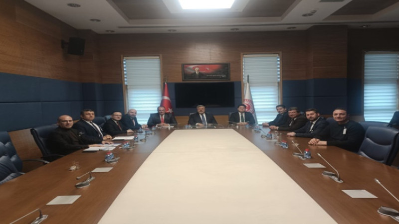 Özkaya, Türkiye Büyük Millet Meclisi’nde Bolvadin heyetini ağırladı
