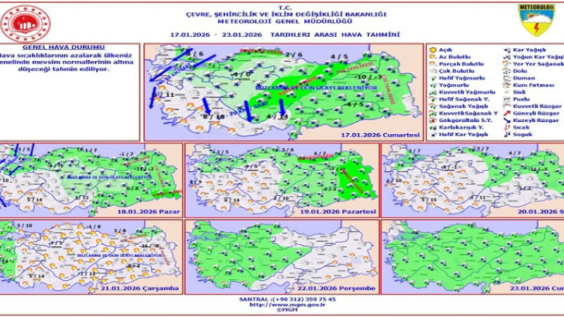 Afyonkarahisar'da buzlanma ve don bekleniyor!