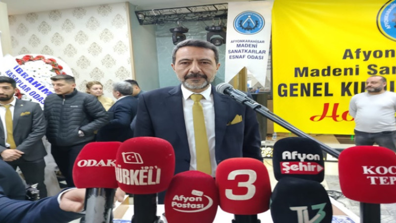 Mustafa Yılmazaslan, Madeni Sanatkarlar Odası Seçimlerini kazandı