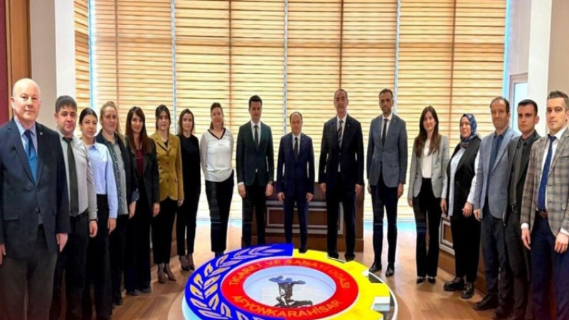 ATSO Yönetim Kurulu çalışanlarla bayramlaştı