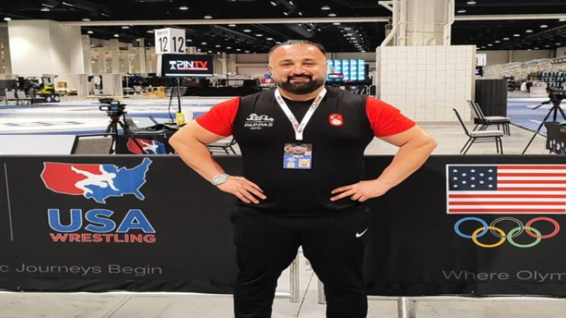 Afyonkarahisarlı milli güreşçi Hüseyin Aydoğan, ABD'de mindere çıkıyor