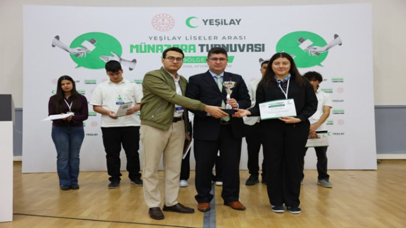 Yeşilay Münazara Turnuvası, Afyon'da gerçekleştirildi