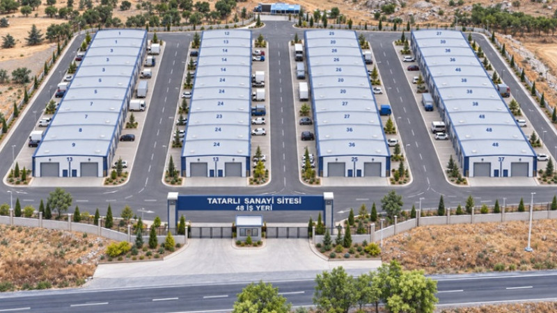 Tatarlı'da tarihi adım: 48 iş yeri için düğmeye basıldı