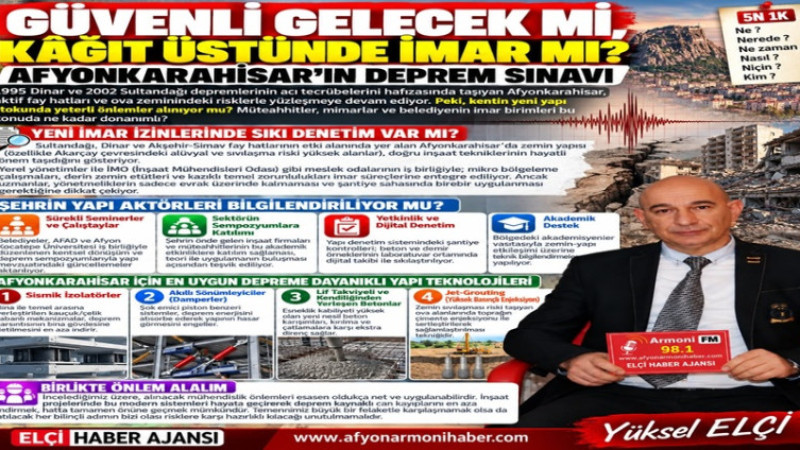 Güvenli Gelecek mi, Kâğıt Üstünde İmar mı?